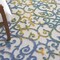 Homeroots 7 x 10 ft. Ivory & Blue Indoor & Outdoor Area Rug 385022 - alternate 4